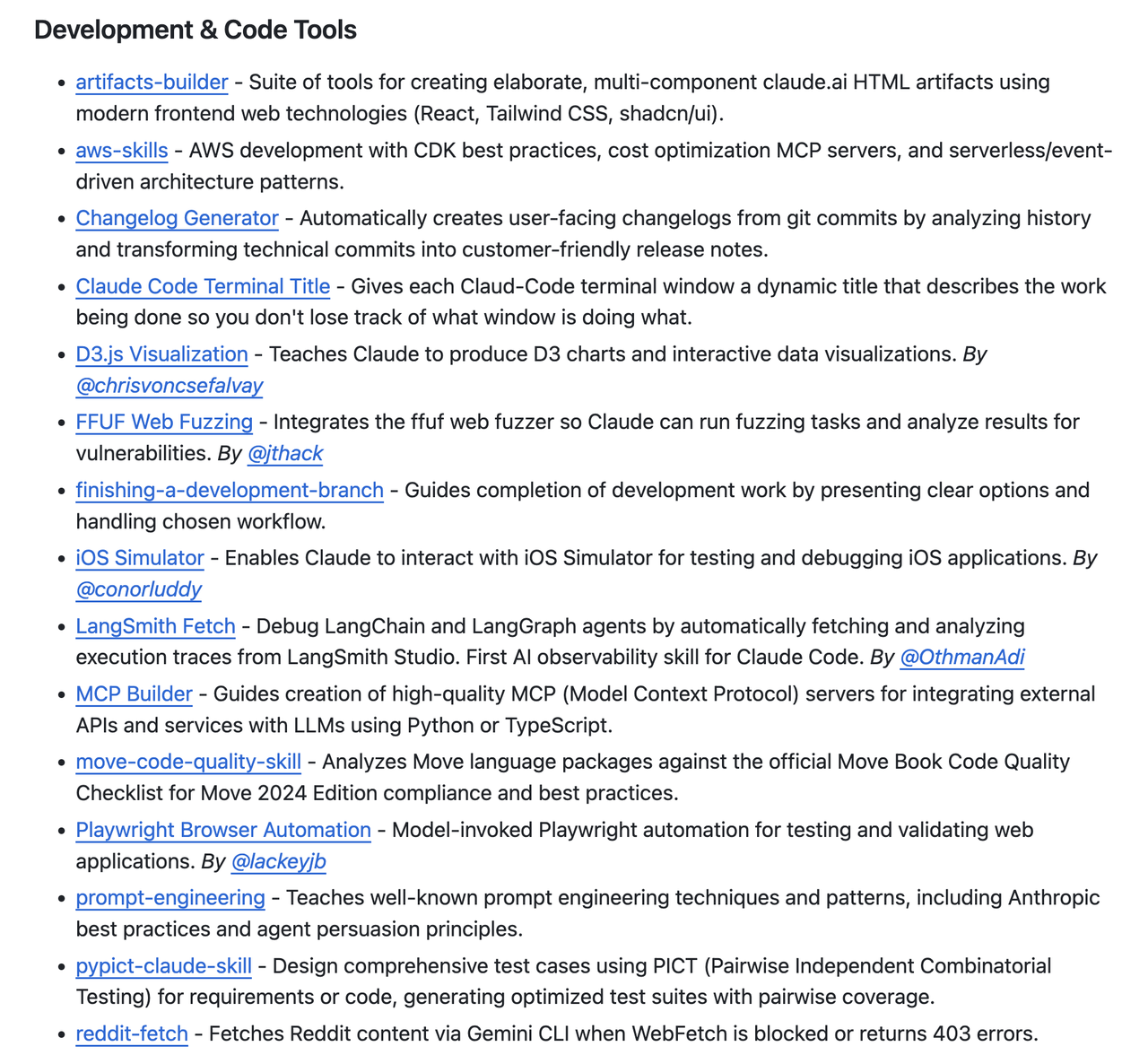 https://github.com/ComposioHQ/awesome-claude-skills